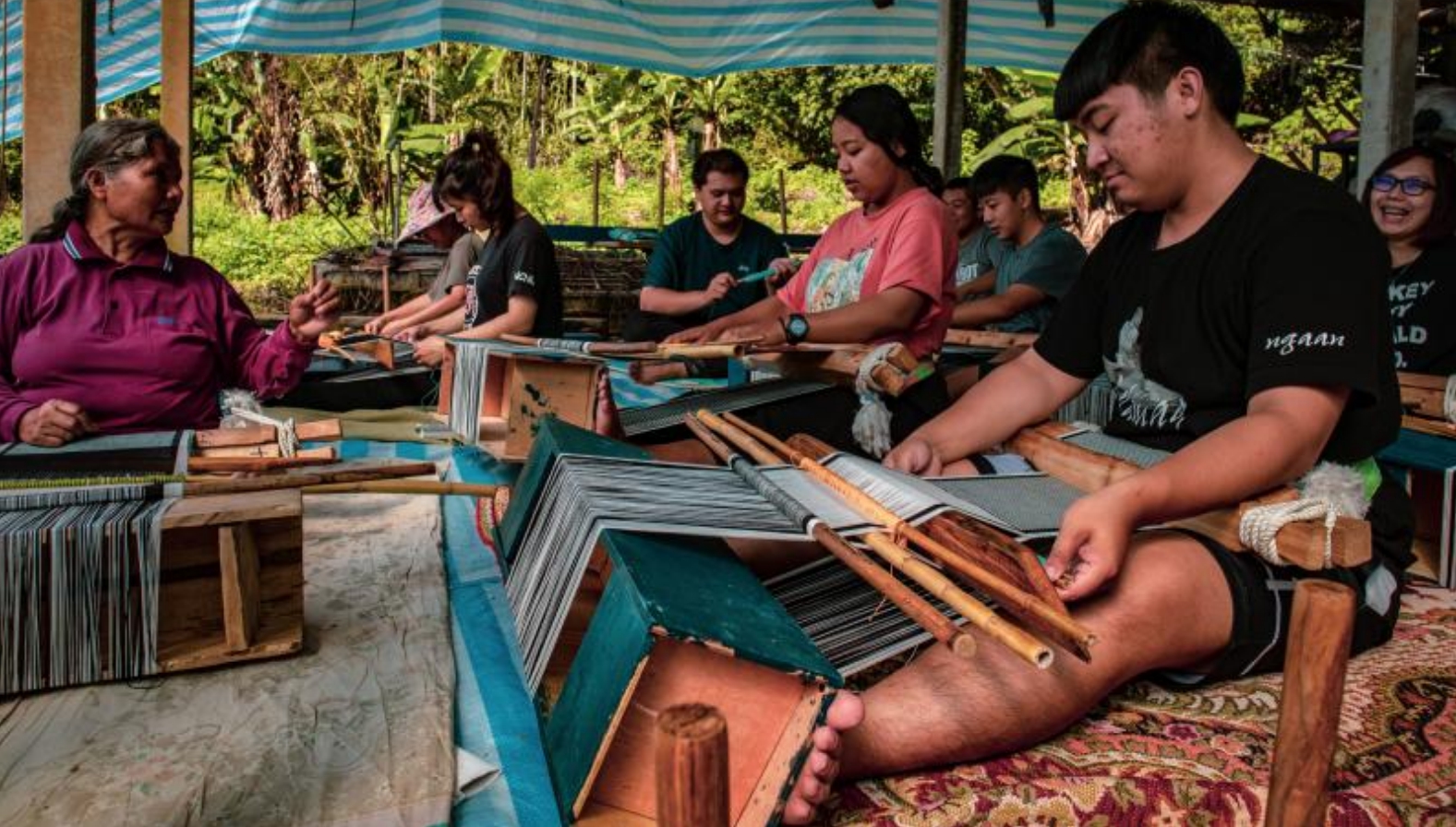 vuvu的記憶技藝工作坊讓原住民學生傳承與保存布農族織布文化技藝