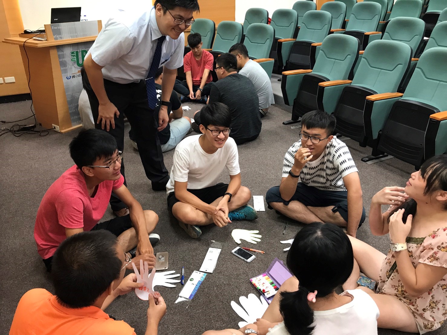 虎尾大學2 參與學生分組討論議題